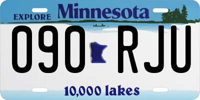 MN license plate 090RJU