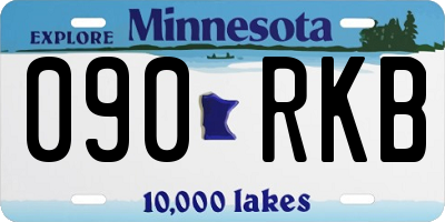 MN license plate 090RKB