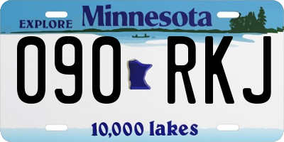 MN license plate 090RKJ
