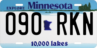 MN license plate 090RKN