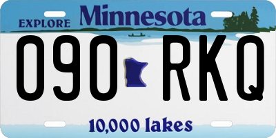 MN license plate 090RKQ