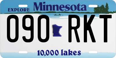 MN license plate 090RKT