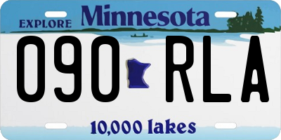 MN license plate 090RLA