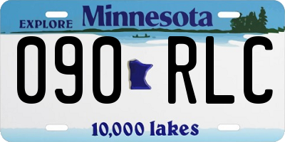 MN license plate 090RLC