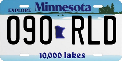 MN license plate 090RLD