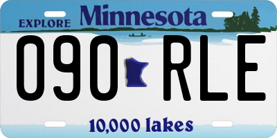 MN license plate 090RLE