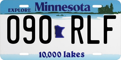 MN license plate 090RLF