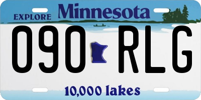 MN license plate 090RLG