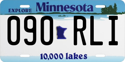MN license plate 090RLI