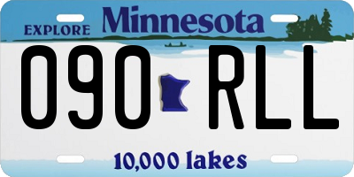 MN license plate 090RLL