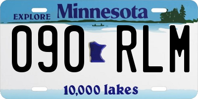 MN license plate 090RLM