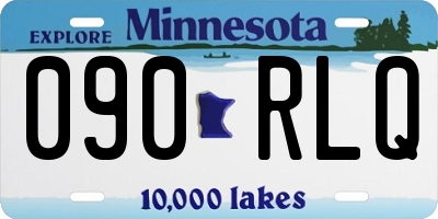 MN license plate 090RLQ