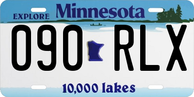 MN license plate 090RLX