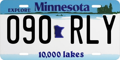 MN license plate 090RLY