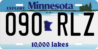 MN license plate 090RLZ