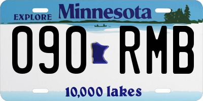 MN license plate 090RMB
