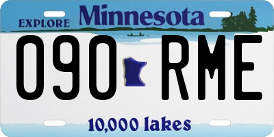 MN license plate 090RME