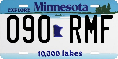 MN license plate 090RMF