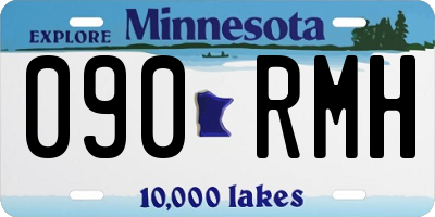 MN license plate 090RMH
