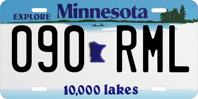 MN license plate 090RML