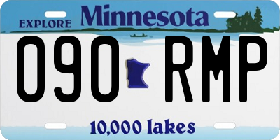 MN license plate 090RMP