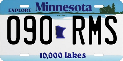 MN license plate 090RMS
