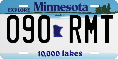 MN license plate 090RMT