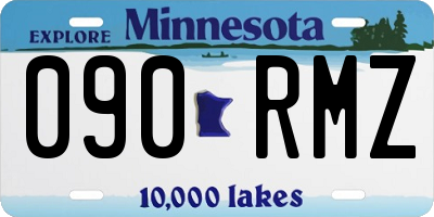 MN license plate 090RMZ