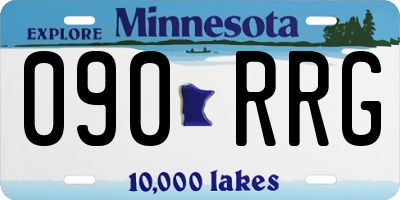 MN license plate 090RRG