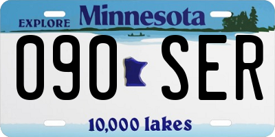 MN license plate 090SER