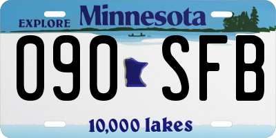 MN license plate 090SFB