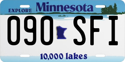 MN license plate 090SFI