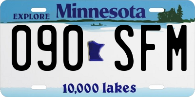 MN license plate 090SFM