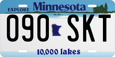 MN license plate 090SKT