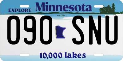 MN license plate 090SNU
