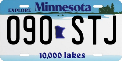 MN license plate 090STJ