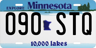 MN license plate 090STQ