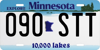 MN license plate 090STT