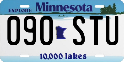 MN license plate 090STU