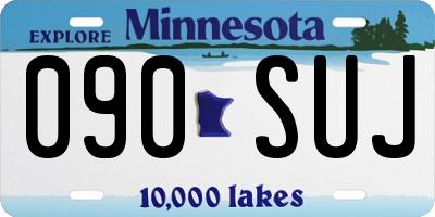 MN license plate 090SUJ