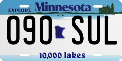 MN license plate 090SUL