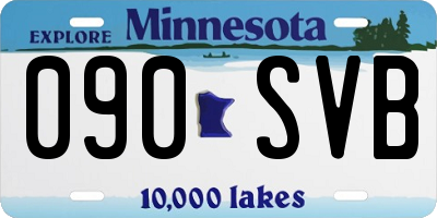 MN license plate 090SVB