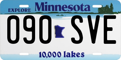 MN license plate 090SVE
