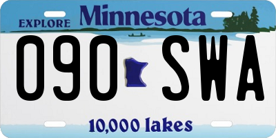 MN license plate 090SWA