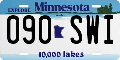 MN license plate 090SWI
