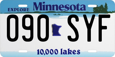 MN license plate 090SYF