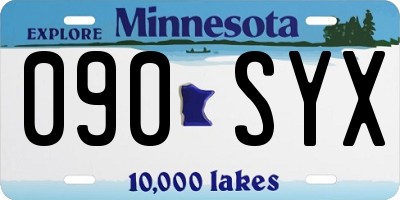 MN license plate 090SYX