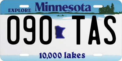 MN license plate 090TAS