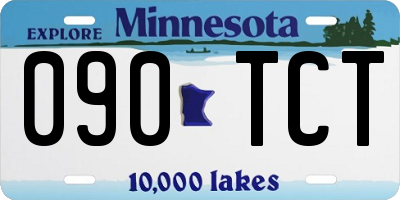 MN license plate 090TCT