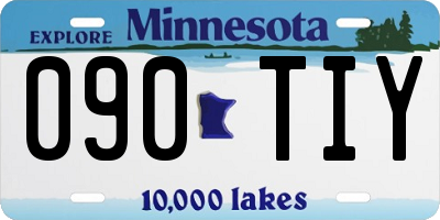 MN license plate 090TIY